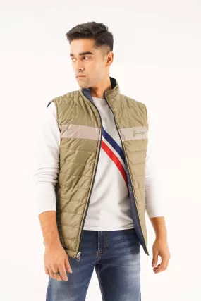 Men's Sleeveless Reversible Puffer Jacket