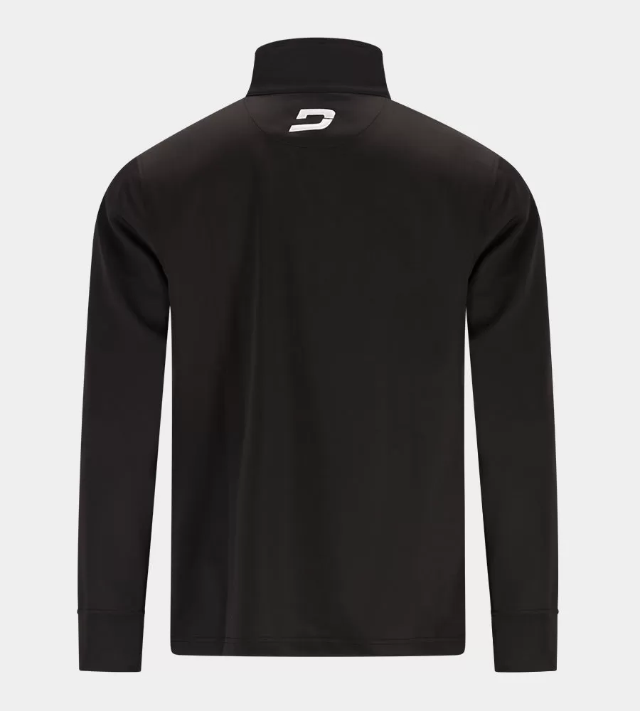 MEN'S ULTRA BLEND GOLF MIDLAYER 1/4 ZIP - BLACK