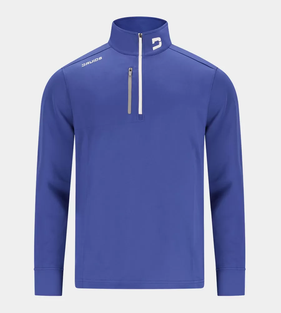 MEN'S ULTRA BLEND GOLF MIDLAYER 1/4 ZIP - BLUE