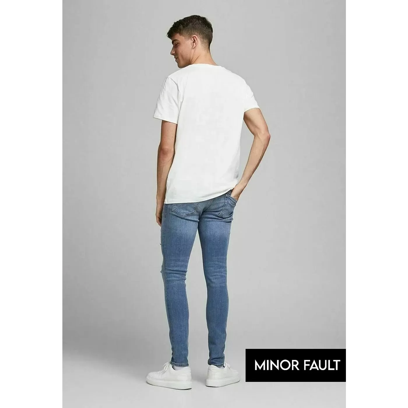 (Minor Fault) Skinny Blue Ripped Jeans