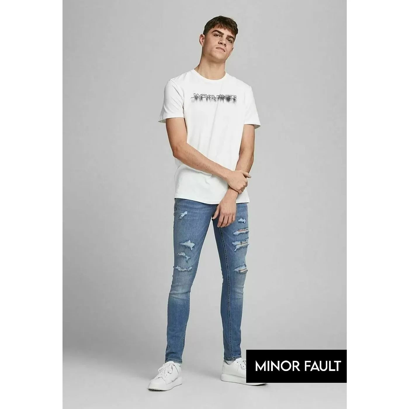 (Minor Fault) Skinny Blue Ripped Jeans