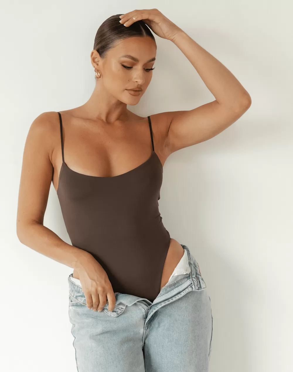 Miya Bodysuit (Brown)