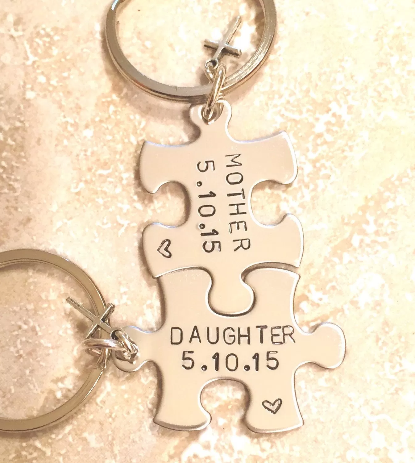 Mother Daughter Gifts-, Mother Daughter Keychain-, Valentine Mother Daughter, Mother's Day Gift -, Personalized Keychains-, natashaaloha