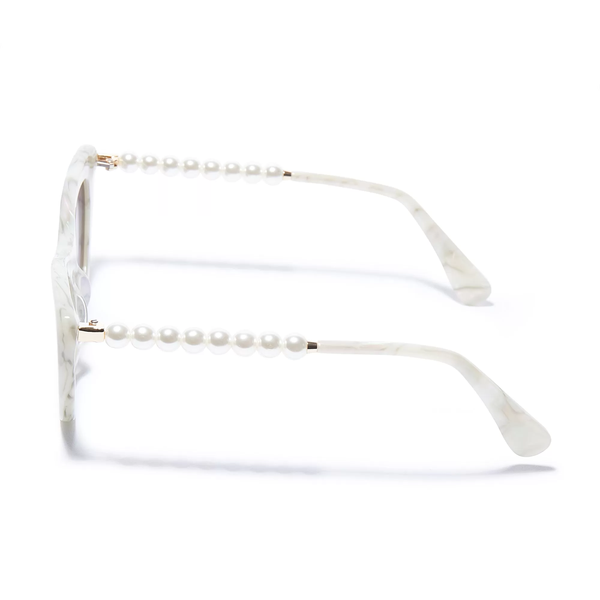 MOTHER OF PEARL DOWNTOWN CAT-EYE SUNGLASSES