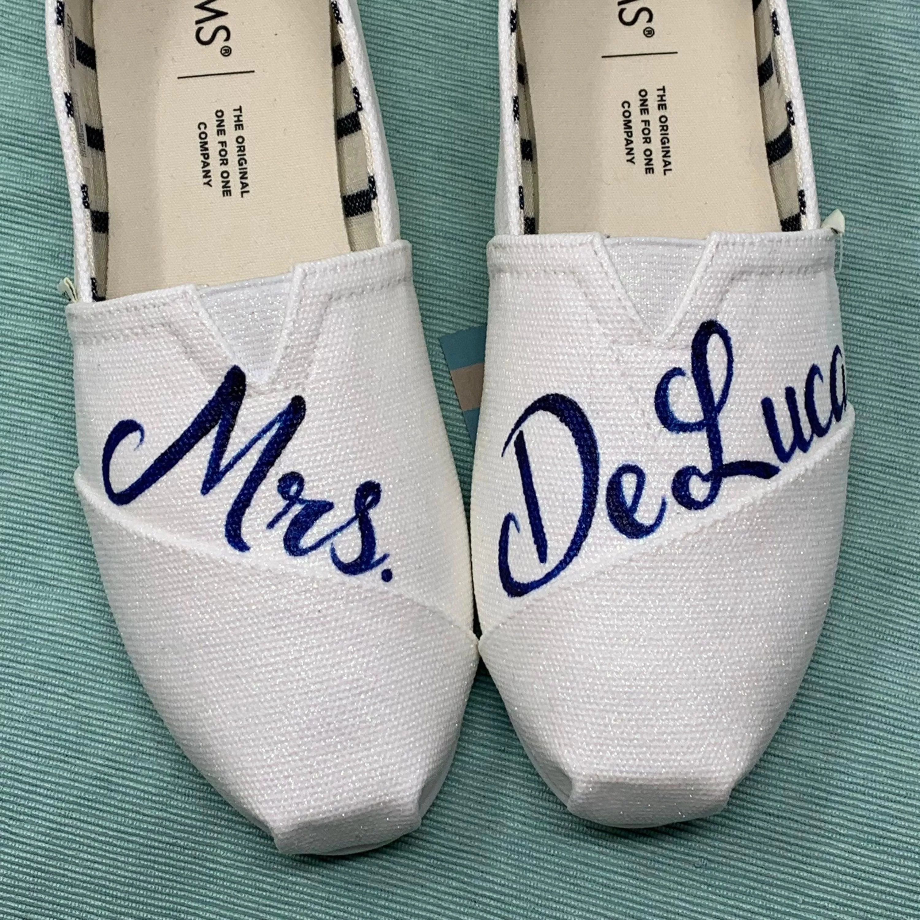 Mrs. White Wedding Shoes