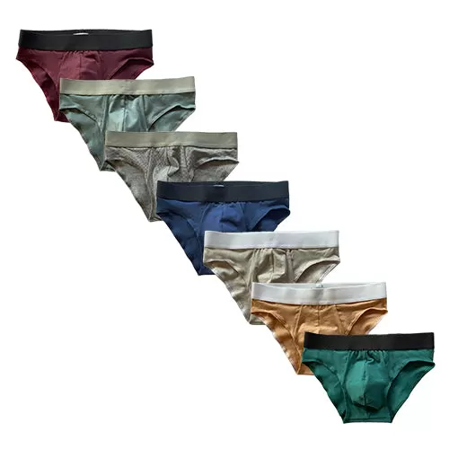 Multicolour Organic Cotton Jersey Brief Pack - 7 for £89 (15% off)