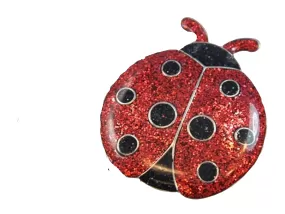 Navika Kicks Candy Shoe Ball Marker Ladybug