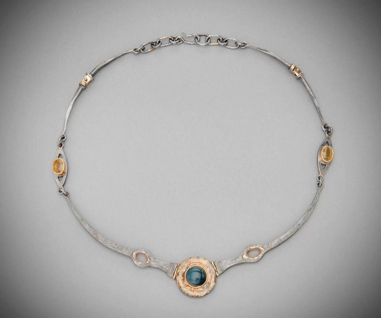 Necklace with Yellow Sapphires