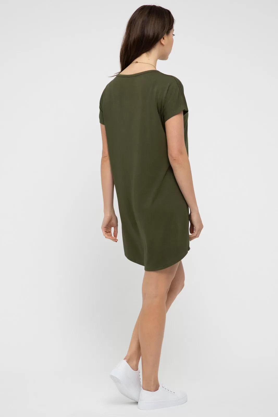 Niah Dress - Dark Olive