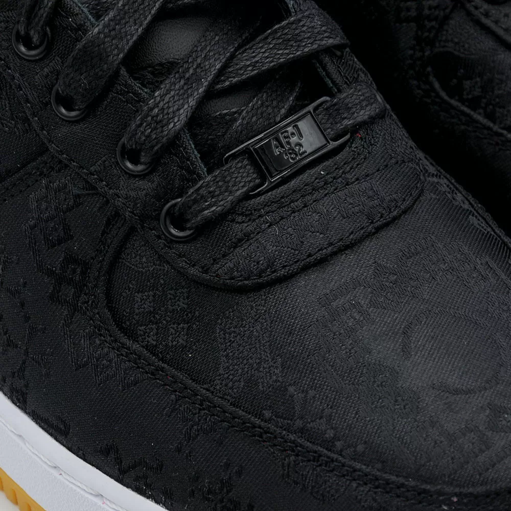 NIKE AIR FORCE 1 LOW FRAGMENT DESIGN X CLOT BLACK SILK 2019