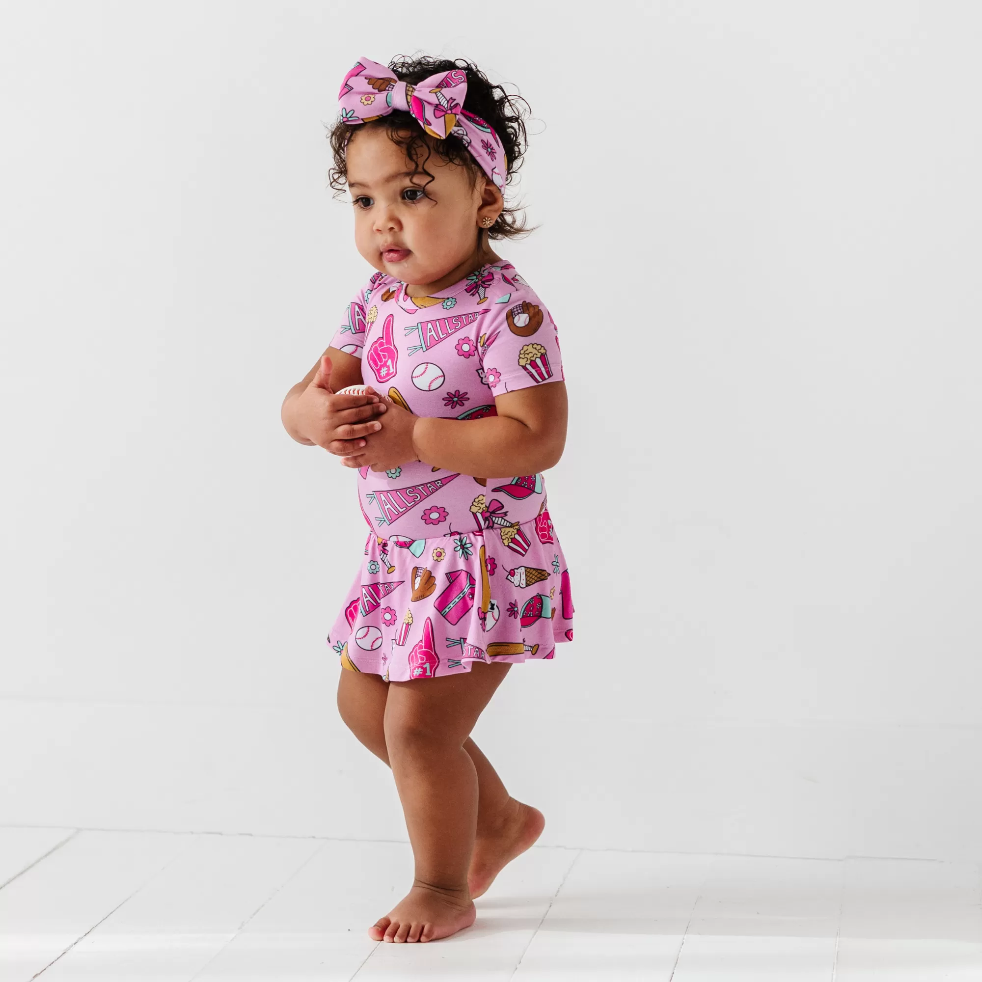 No Place Like Home Pink Baby Twirl Dress