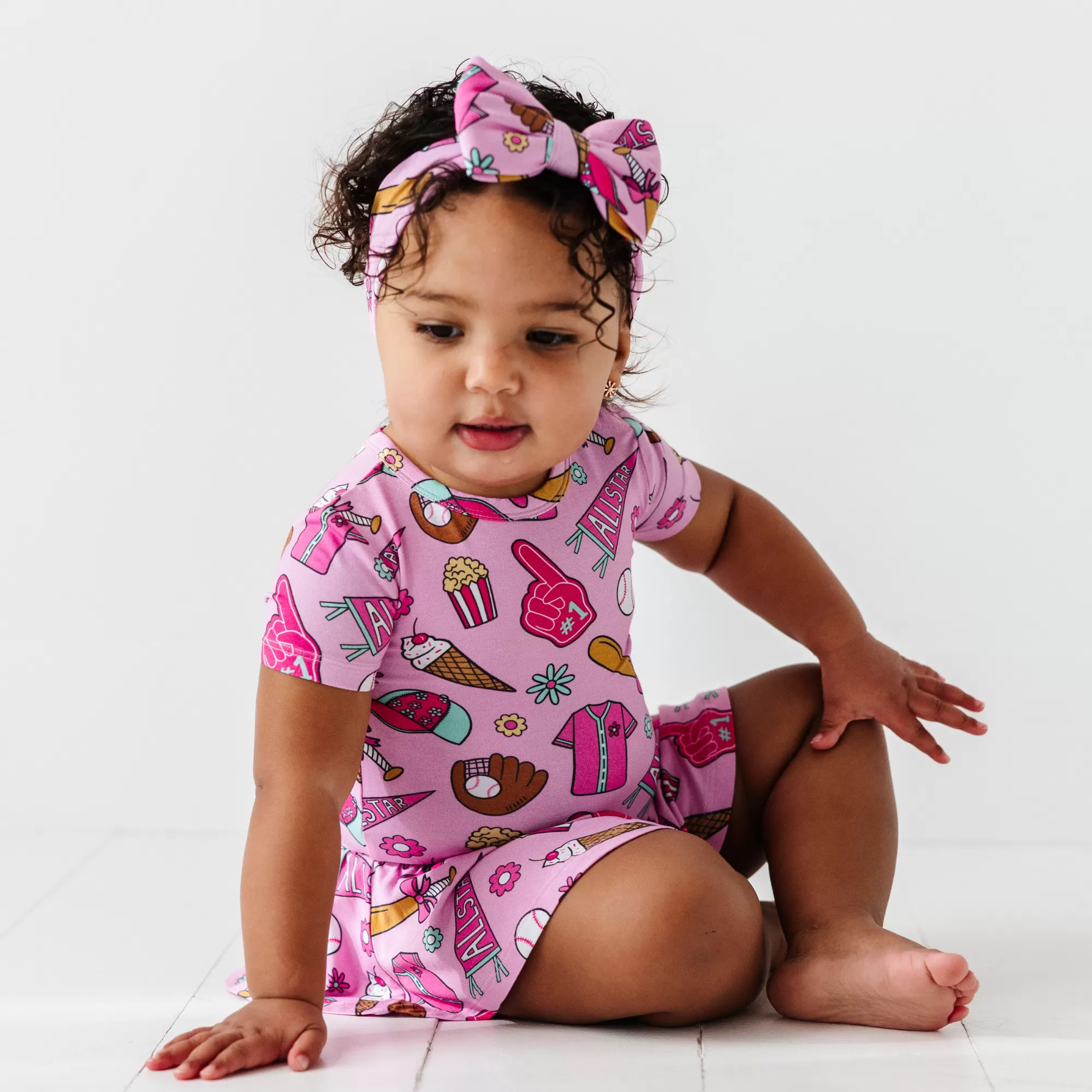 No Place Like Home Pink Baby Twirl Dress