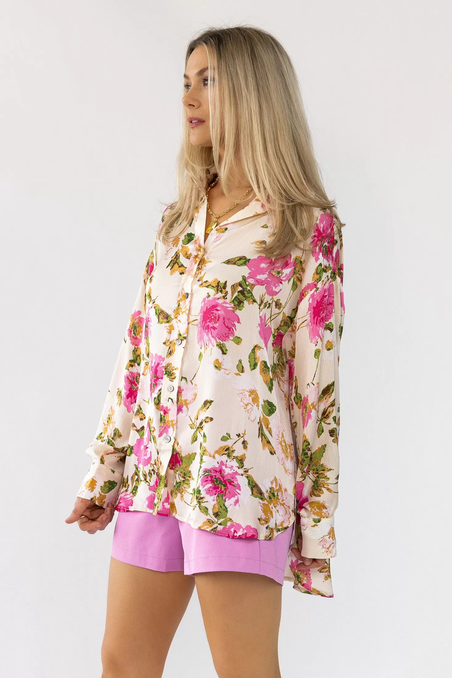 Noella Cream Floral Blouse