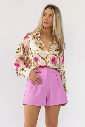 Noella Cream Floral Blouse