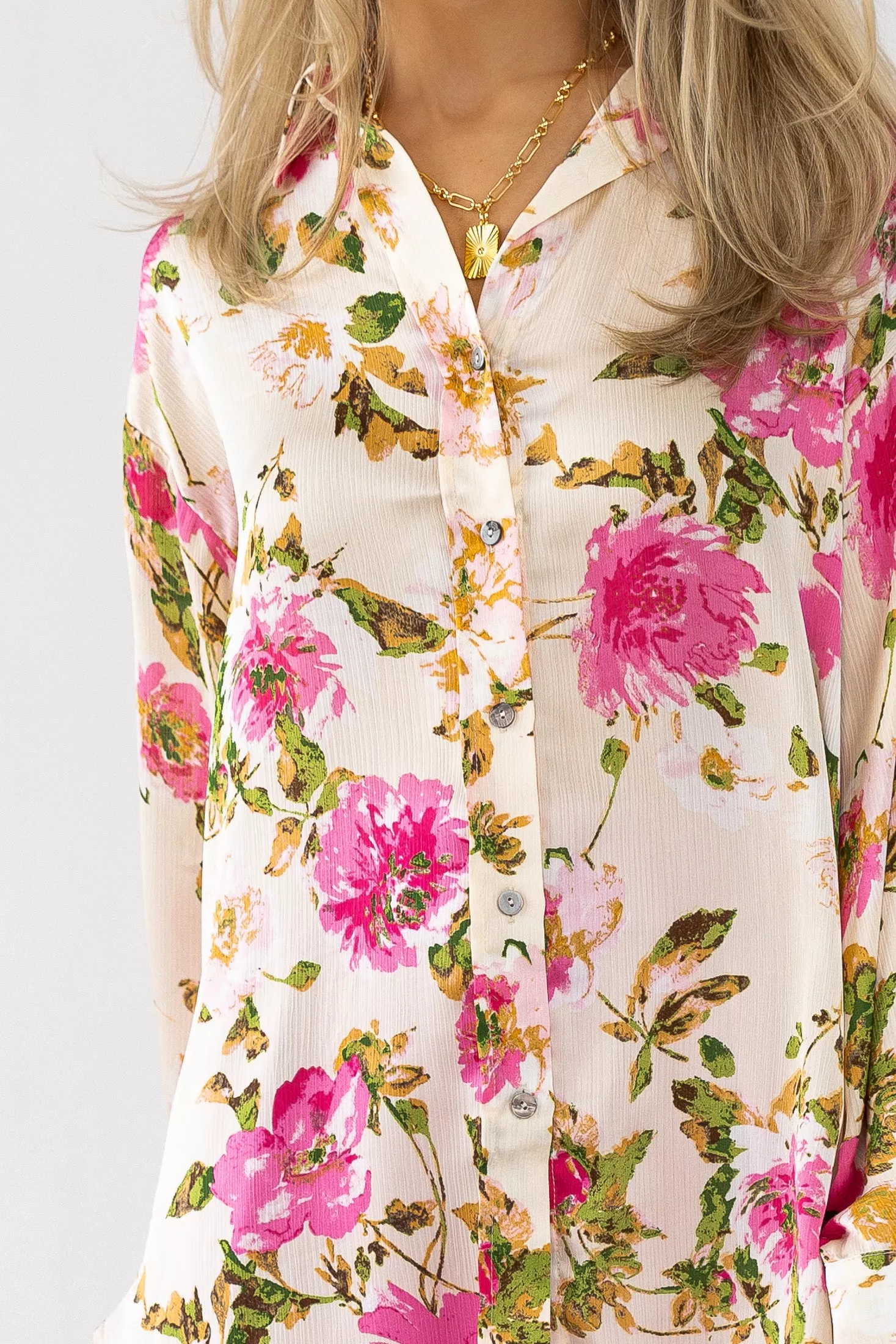 Noella Cream Floral Blouse