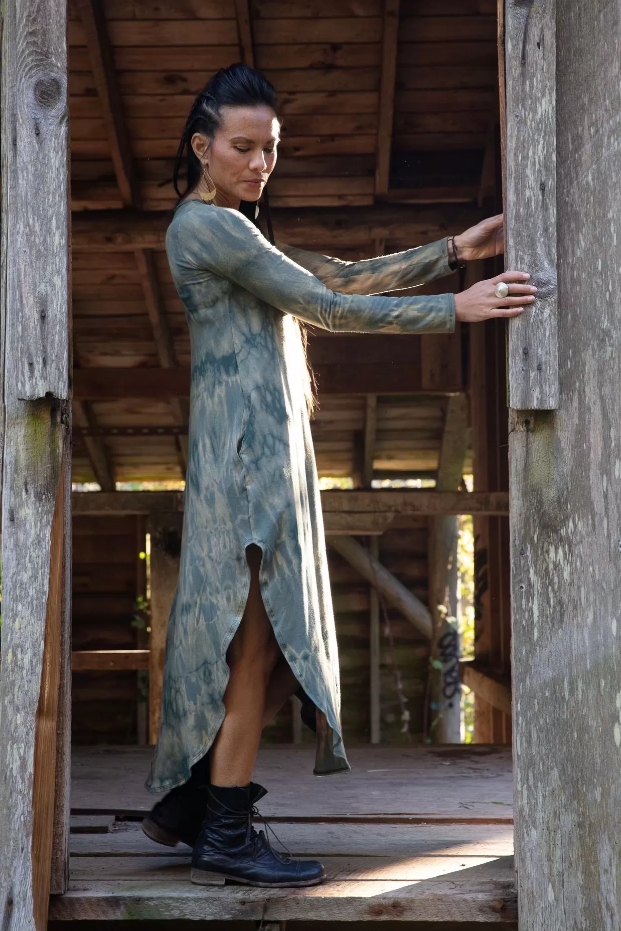 North Wind Dress - Shibori