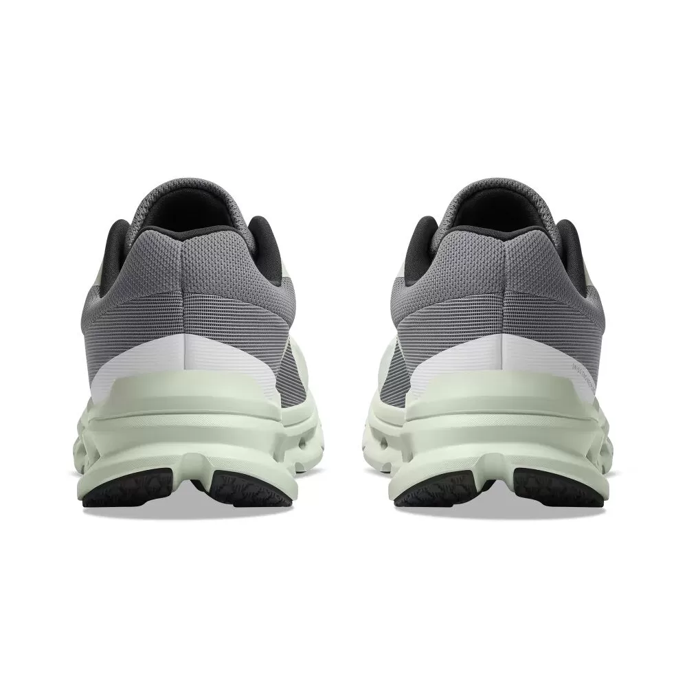 On Women's Cloudrunner Running Shoes - Frost/Aloe