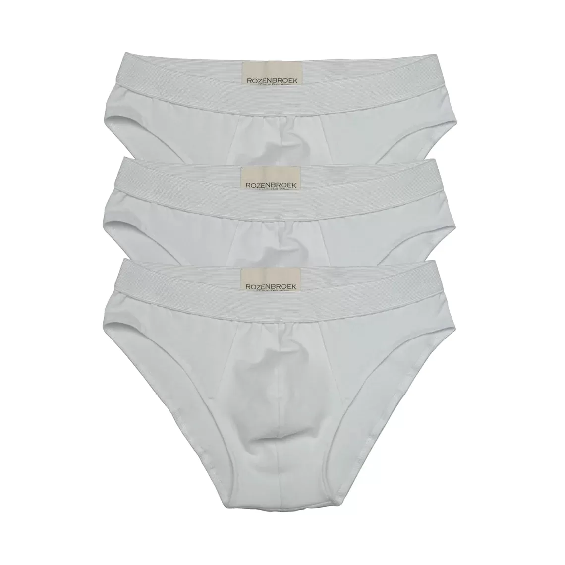 Organic Bamboo Jersey Brief in White