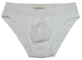 Organic Bamboo Jersey Brief in White