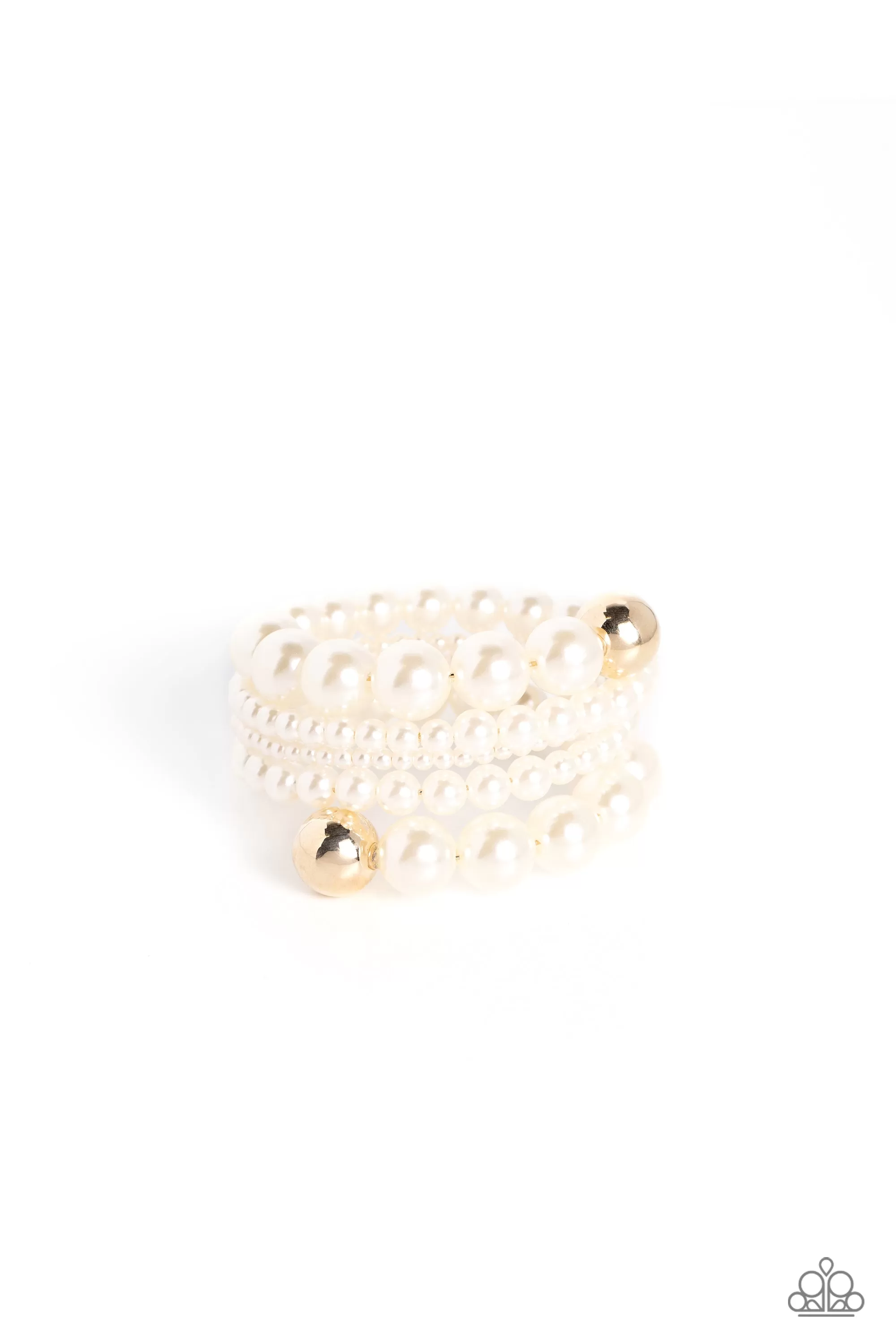 Paparazzi Pleasing Pirouette Gold Bracelet