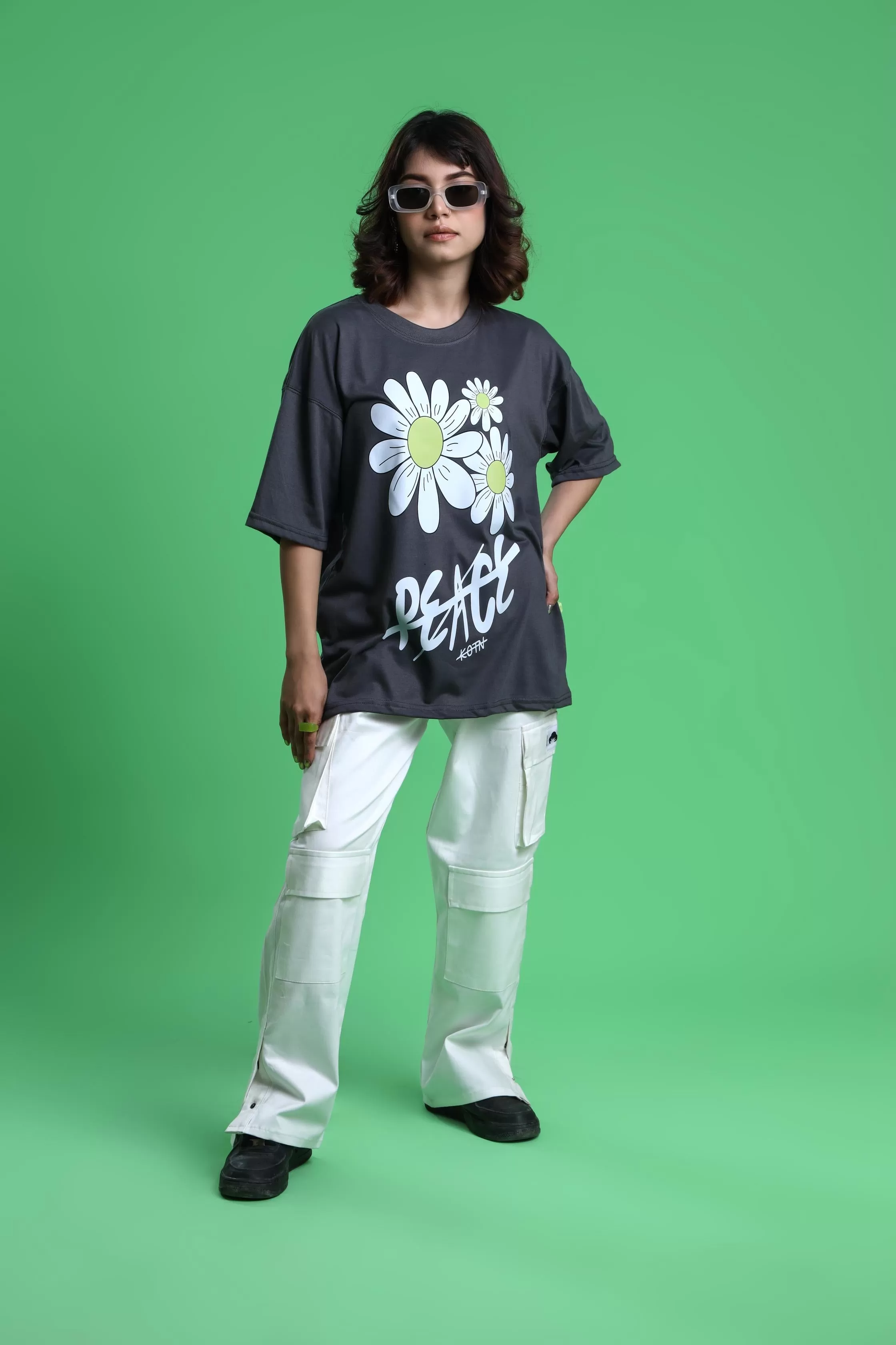 PEACE OVERSIZED T-SHIRT