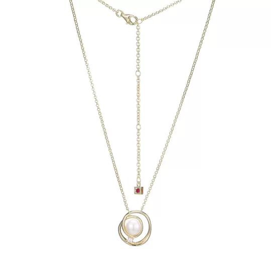 Pearl Circle Pendant