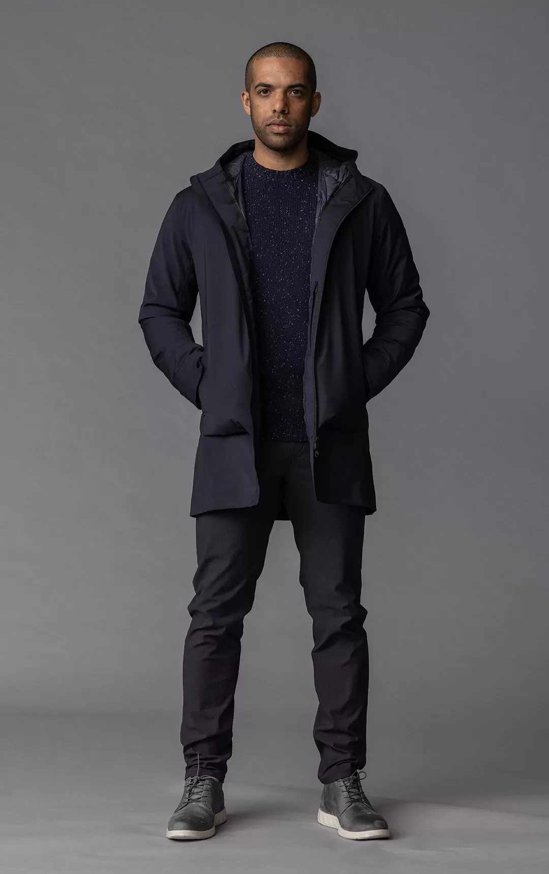 PERFORMANCE WOOL DOWN COAT