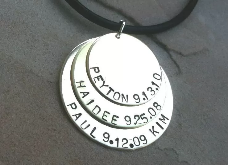 Personalized Mens Necklace, Boyfriend Necklace, Christmas Gifts For Dad