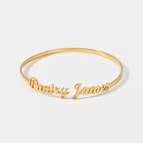 Personalized Names Cuff Bracelet