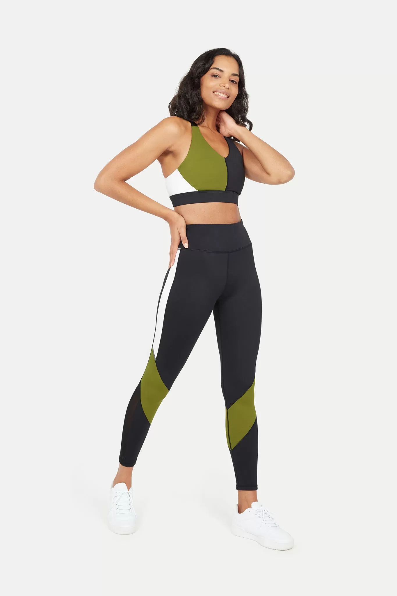 Plein Air Legging - Black / Olive