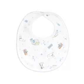 Puppies World Printed Bib | Baby Boy