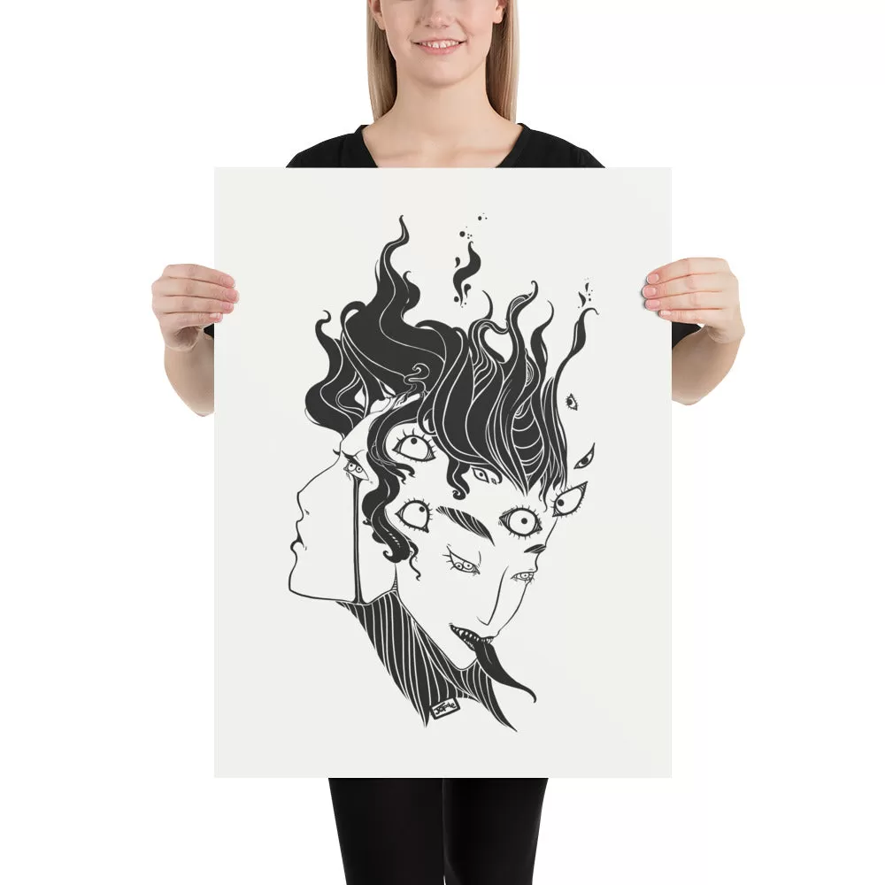 Pupula Duplex Demon Girls, Matte Art Print Poster