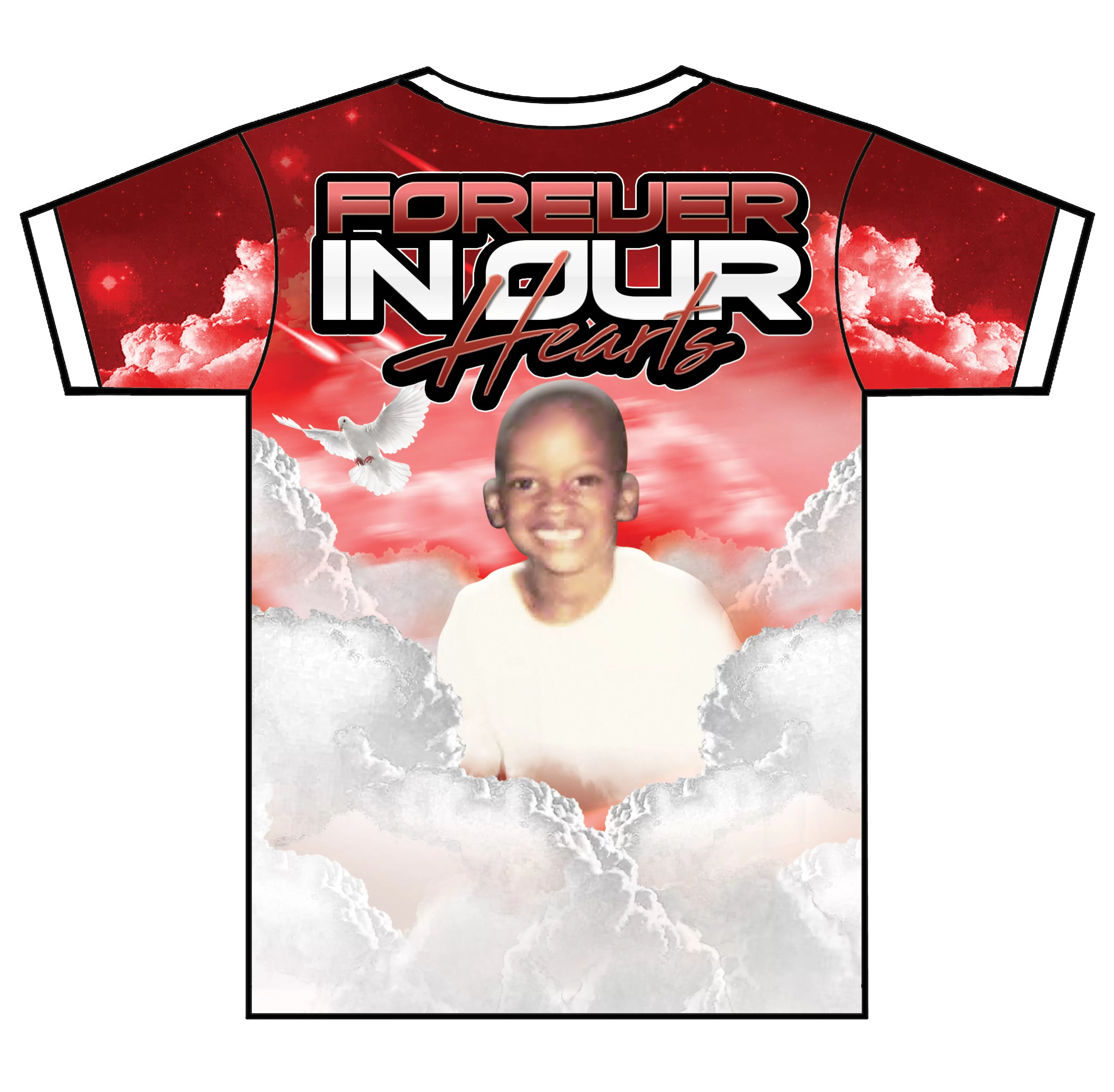 "Faderrick" Custom Designed Memorial 3D shirt