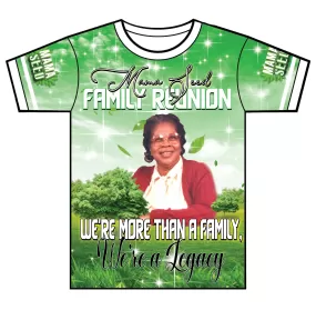 "Family Tree" Custom Designed Family Reunion 3D shirt