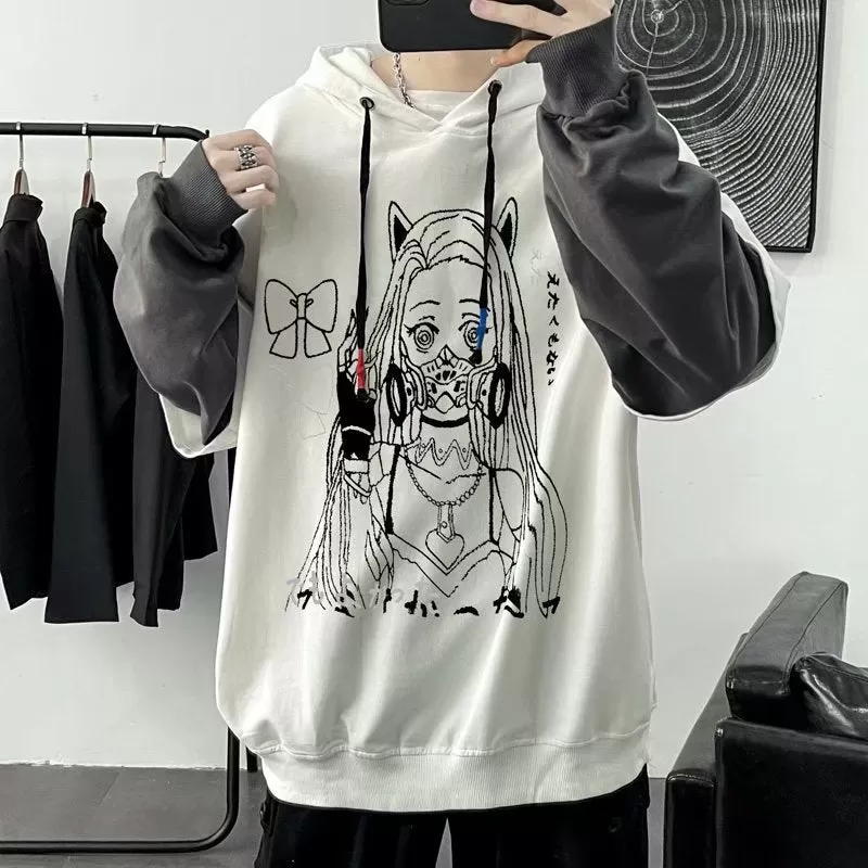 "Gas Mask Girl" Harajuku Hoodie