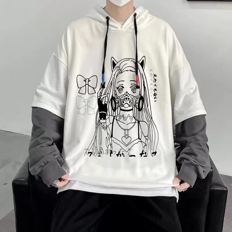 "Gas Mask Girl" Harajuku Hoodie