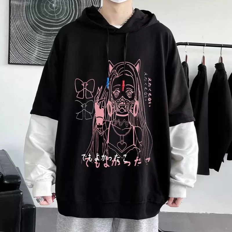 "Gas Mask Girl" Harajuku Hoodie