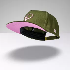 "P" Snapback - Green Rosa