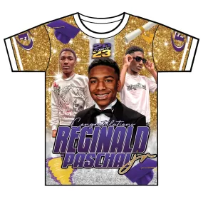 "Reggie Jr" Custom Designed Graduation 3D shirt