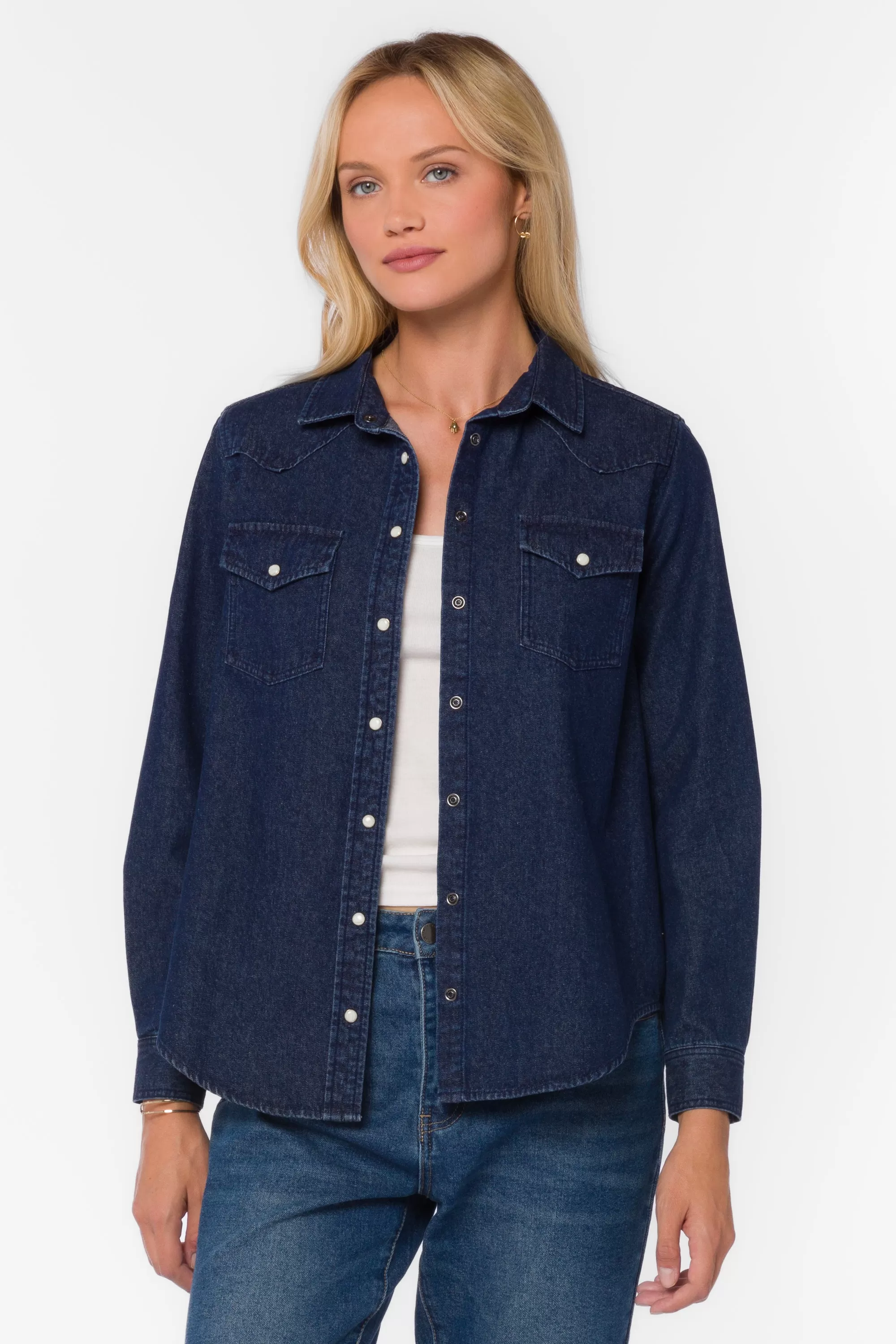 Raquel Deep Indigo Shirt