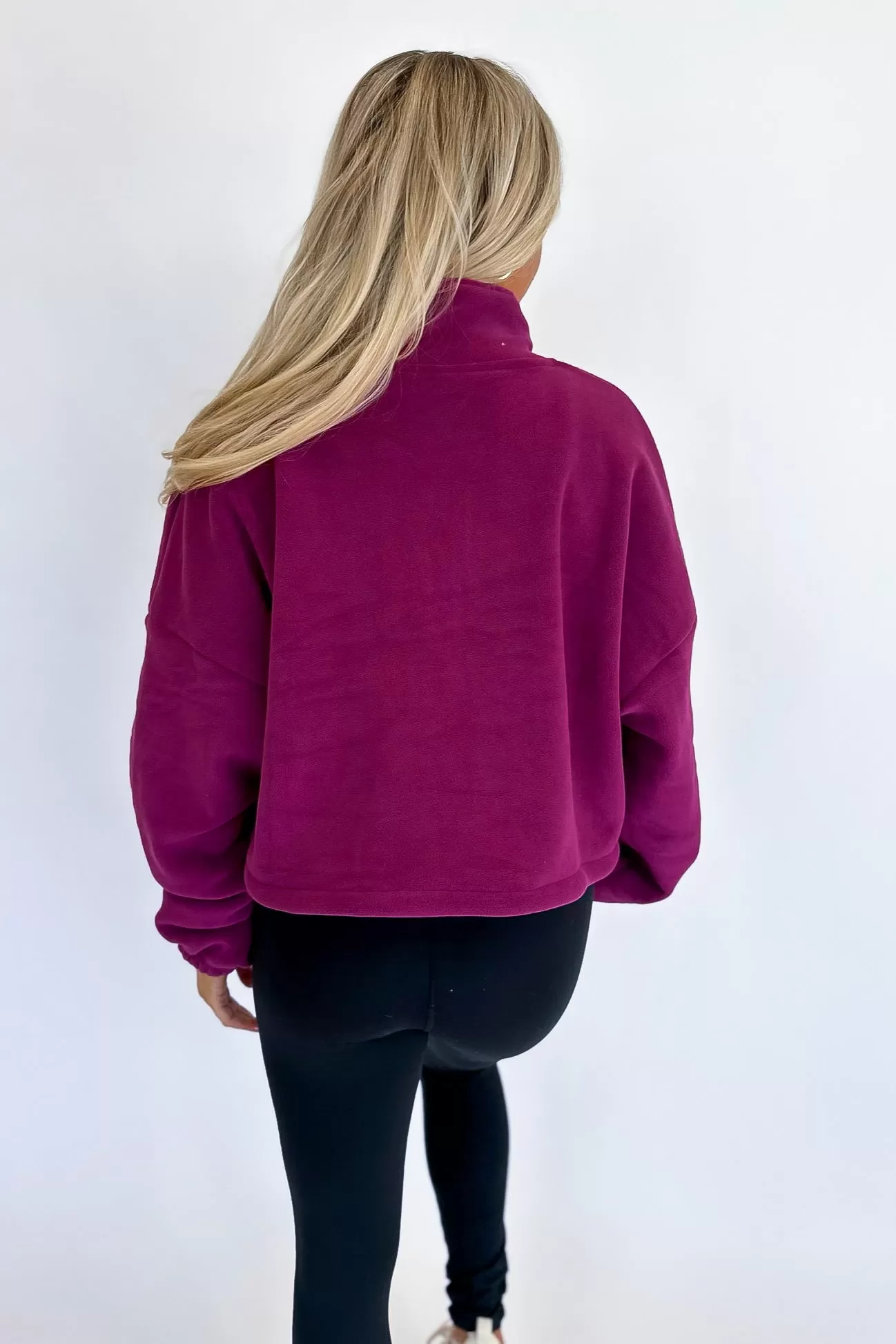 Raspberry Crop Jacket