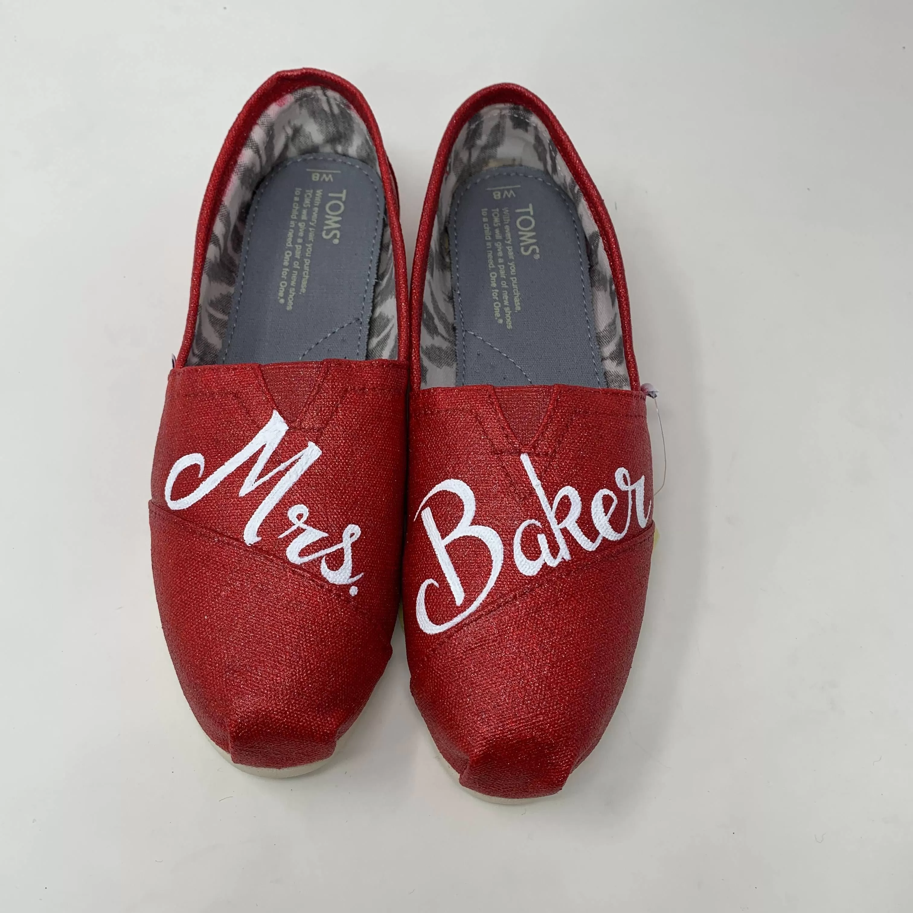 Red Glitter Wedding Shoes