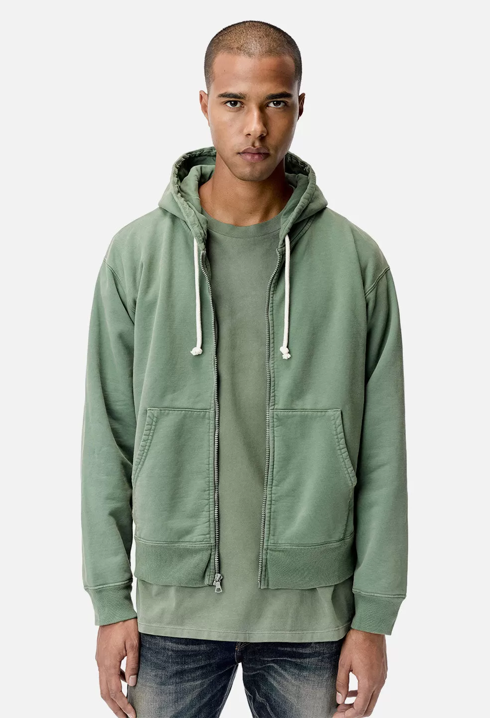 Replica Fullzip / Washed Olive