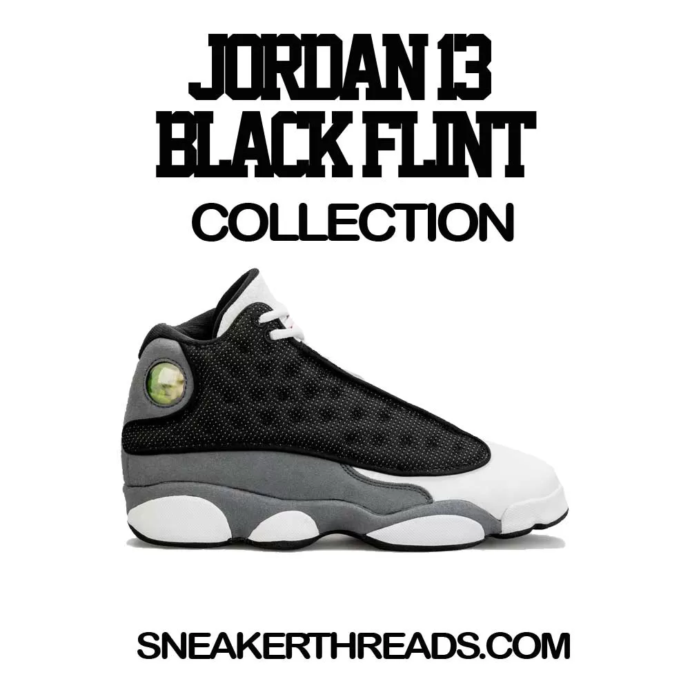 Retro 13 Black Flint Shirt - I Am - Black