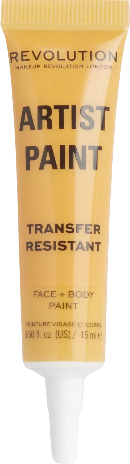 Revolution Artist Face Body Paint Yellow 15ML