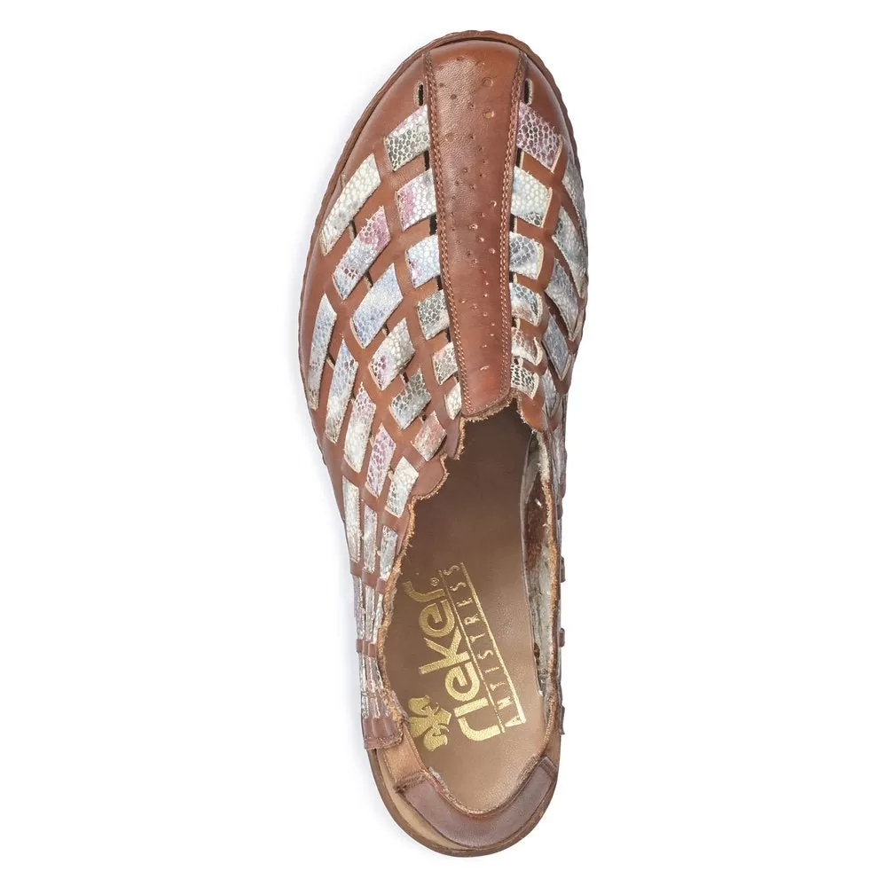 Rieker Women's Sina 46778-24 - Brown/Multi