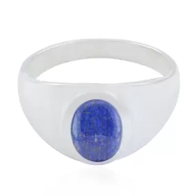 Riyo Exporter Gemstone Lapis Lazuli Silver Ring Science Jewelry