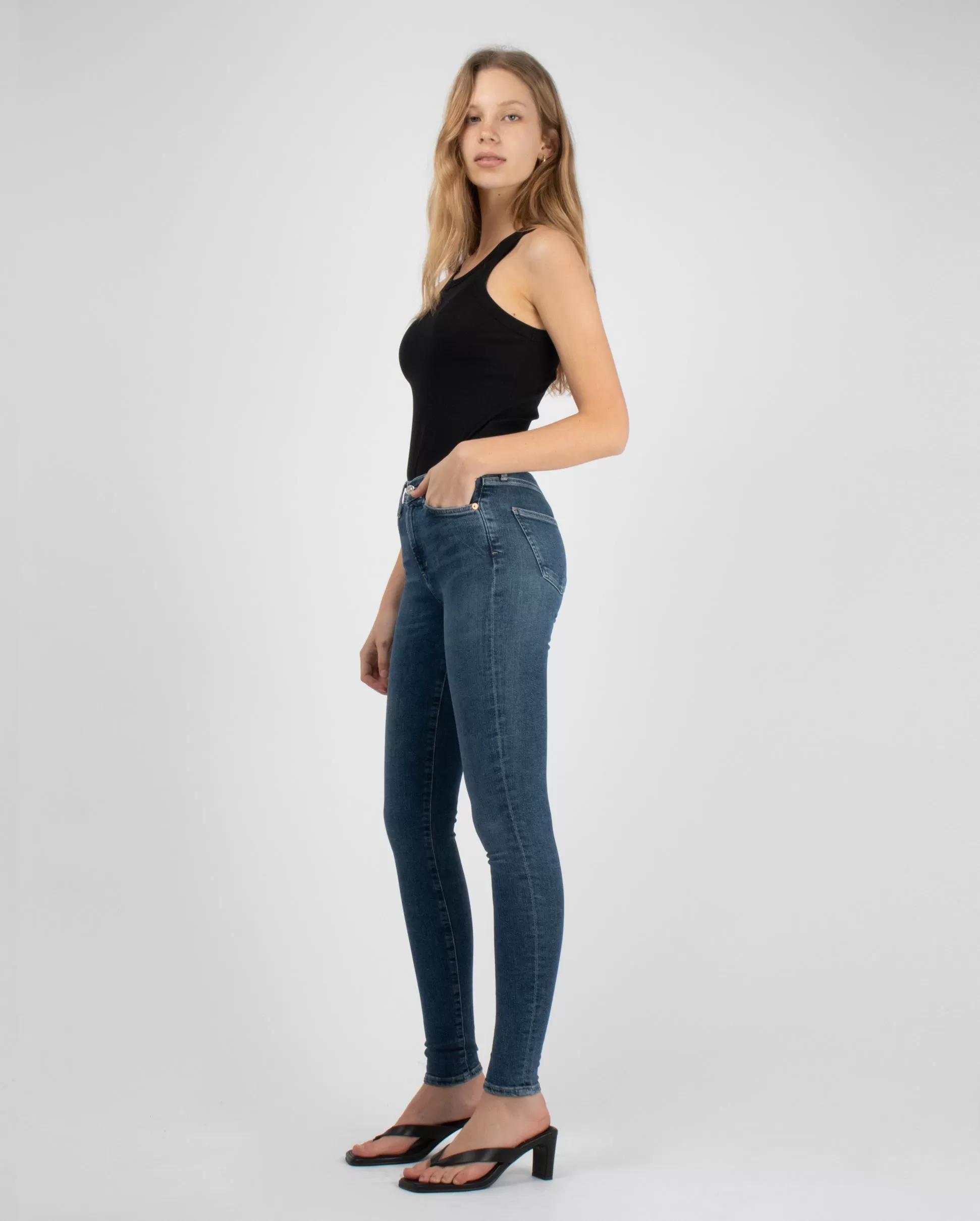 ROCKET MID RISE SKINNY  / STORY