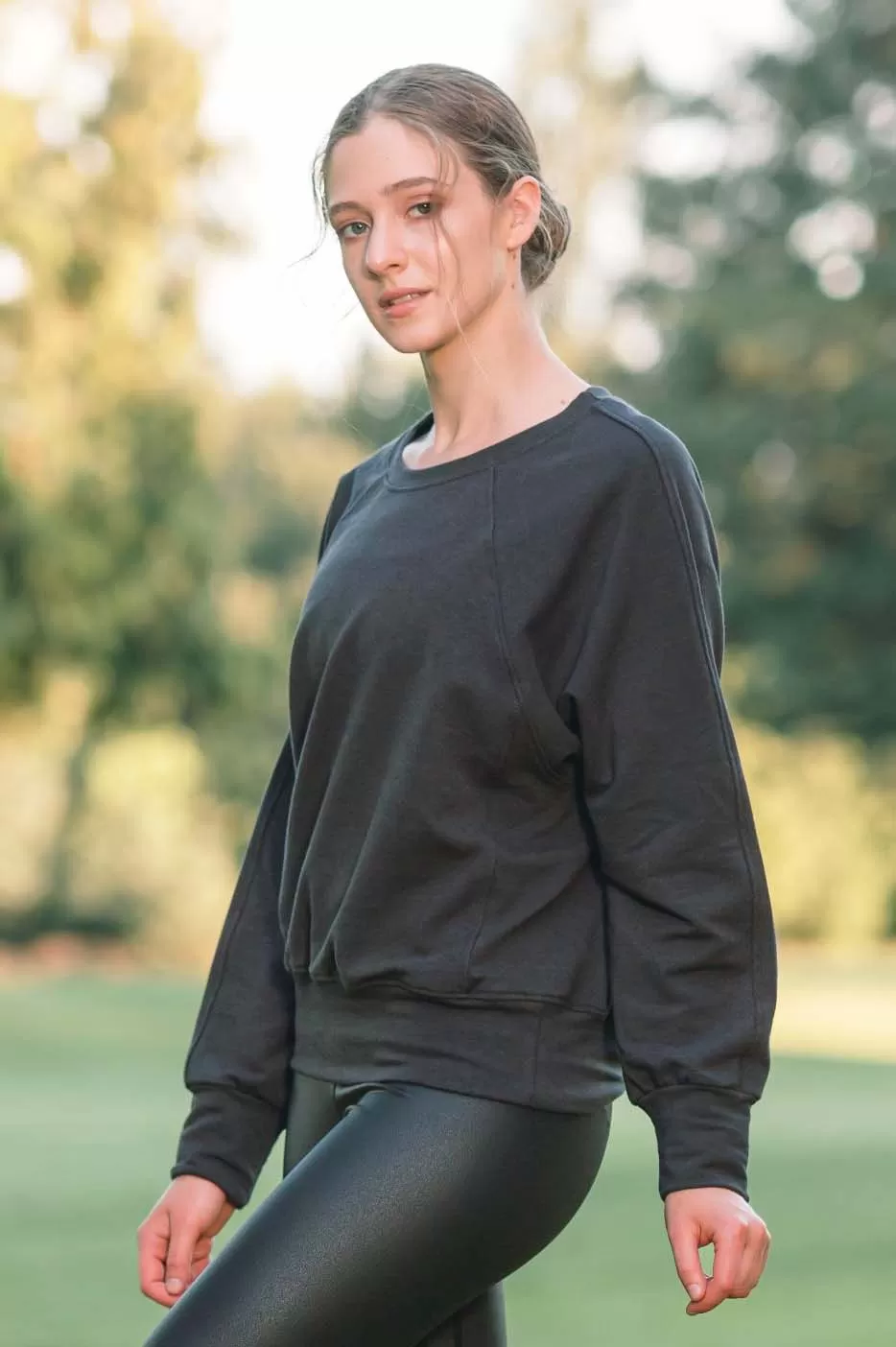 RUDI BAMBOO-BLEND FRENCH TERRY SWEATSHIRT(Final Sale)