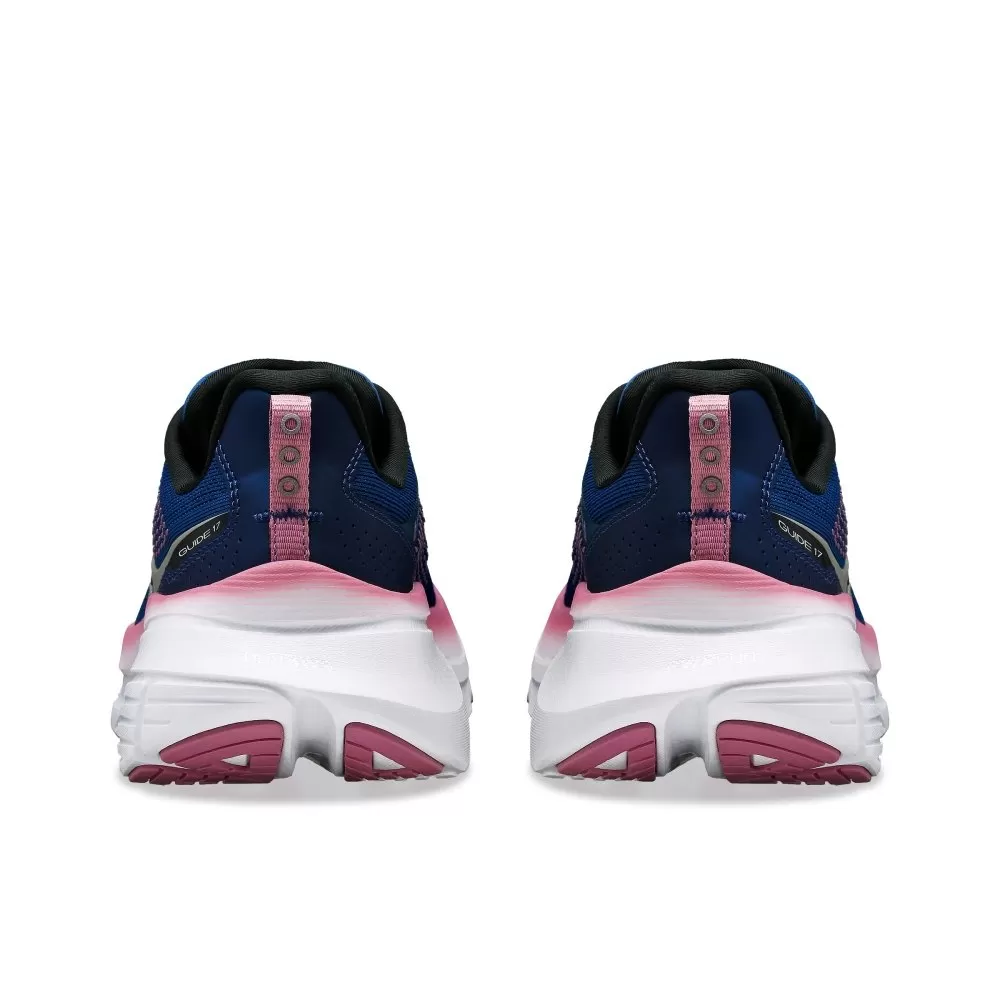 Saucony Women's Guide 17 - Navy/Orchid (Wide Width)